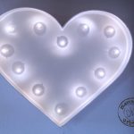 marquee luz de noche corazón